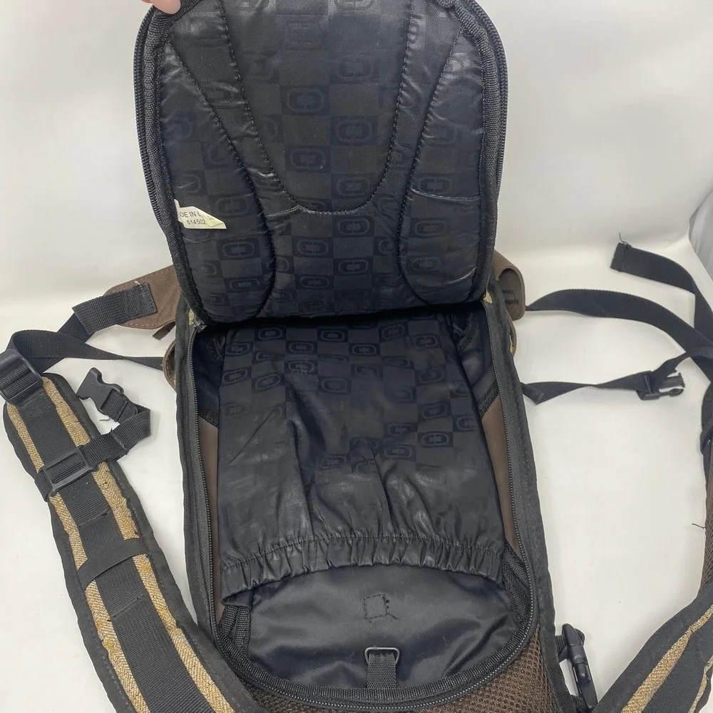 OGIO Mens OS Backpack Brown Tweed Hydration Ready‎ Outdoor Sport Bag